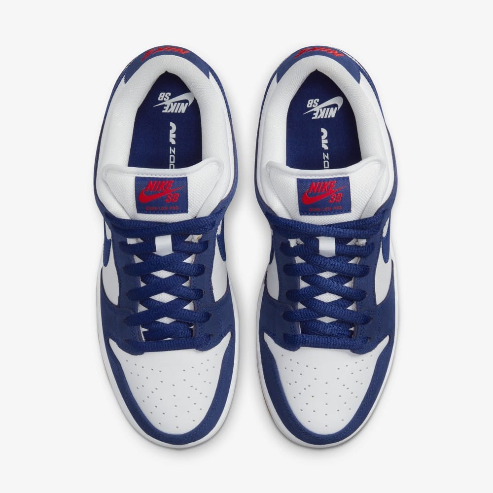 nike dunk sb los angeles dodgers